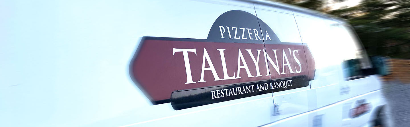 about Talayna's Italian Restaurant Catering Van